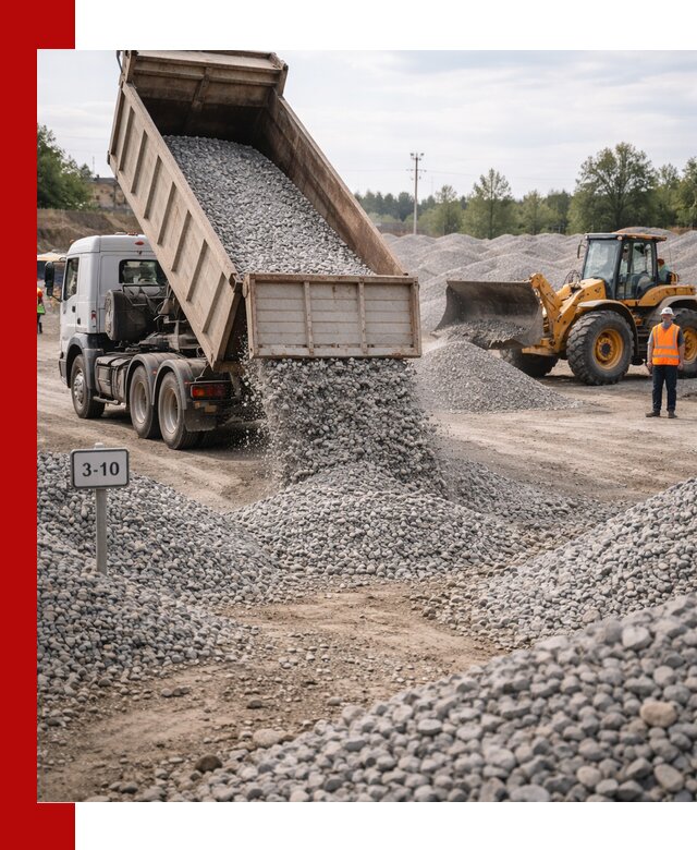 Гранитный щебень фракции 3–10: доставка и продажа в Владимире