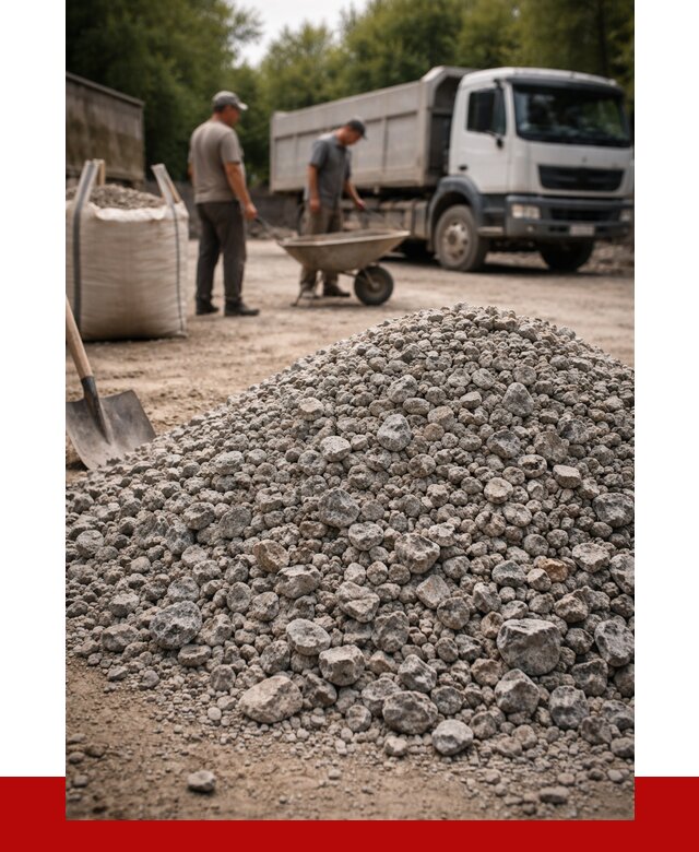 Гранитный щебень фракция 20-40 в Владимире от 3320 руб. ПРОНЕРУДВдм