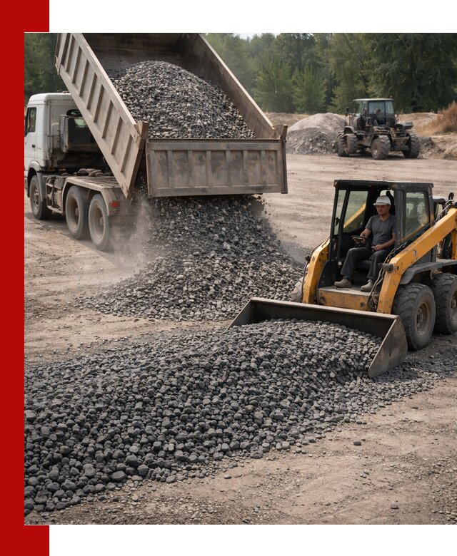 Гранитный щебень фракция 40-70 с доставкой в Владимире