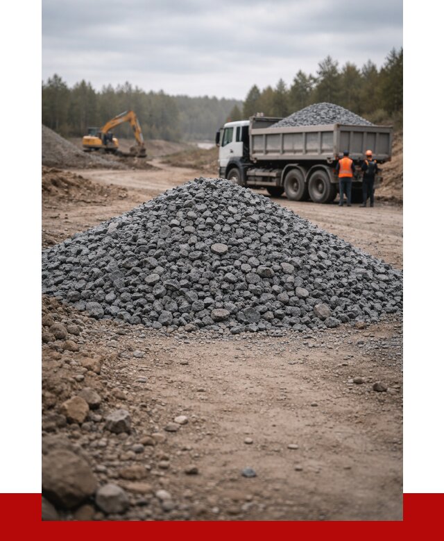 Щебень габбро диабаз фракция 40-70 в Владимире от 2283 р-ПРОНЕРУДВдм