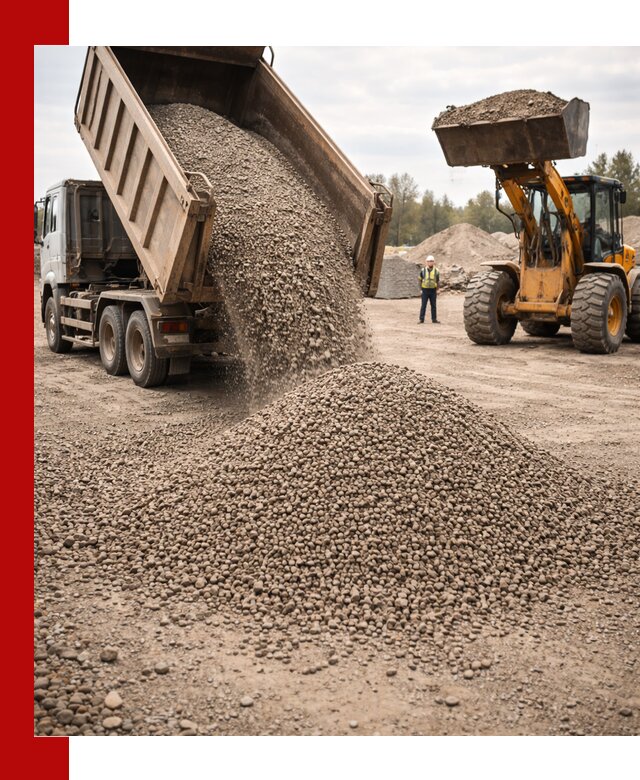 Гравийный щебень фракция 3–10 с доставкой в Владимире