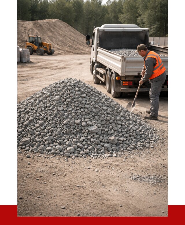Гравийный щебень фракция 5-10 в Владимире от 2283 р. | ПРОНЕРУДВдм