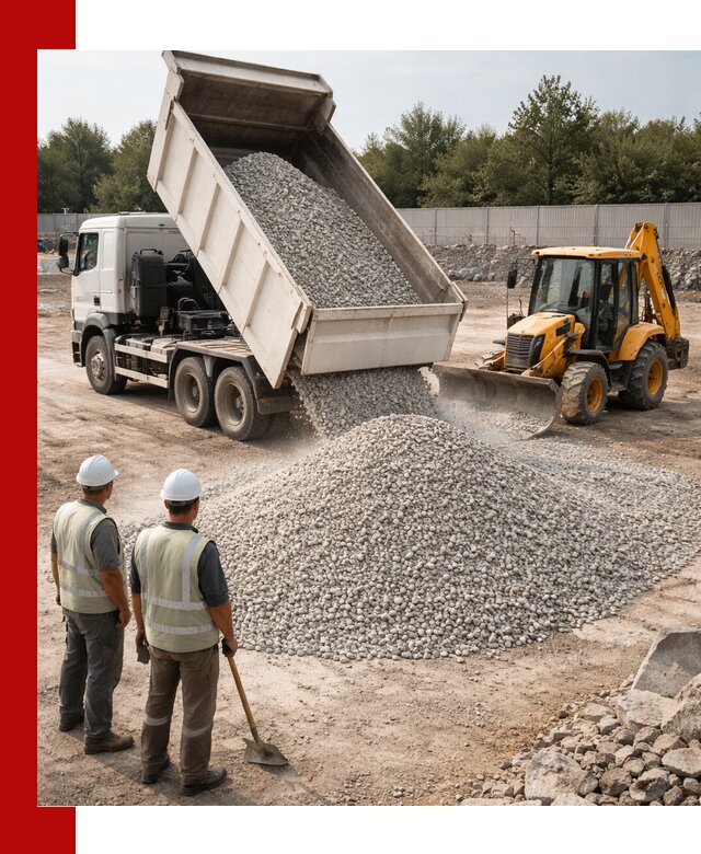Купить известняковый щебень фракции 5–10 мм с доставкой в Владимире