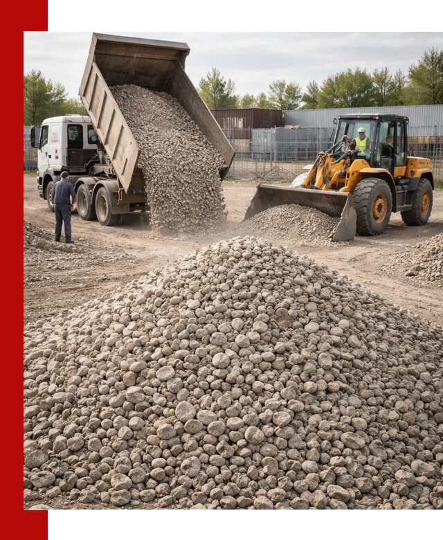 Доломитовый щебень фракции 20–41 с доставкой в Владимире