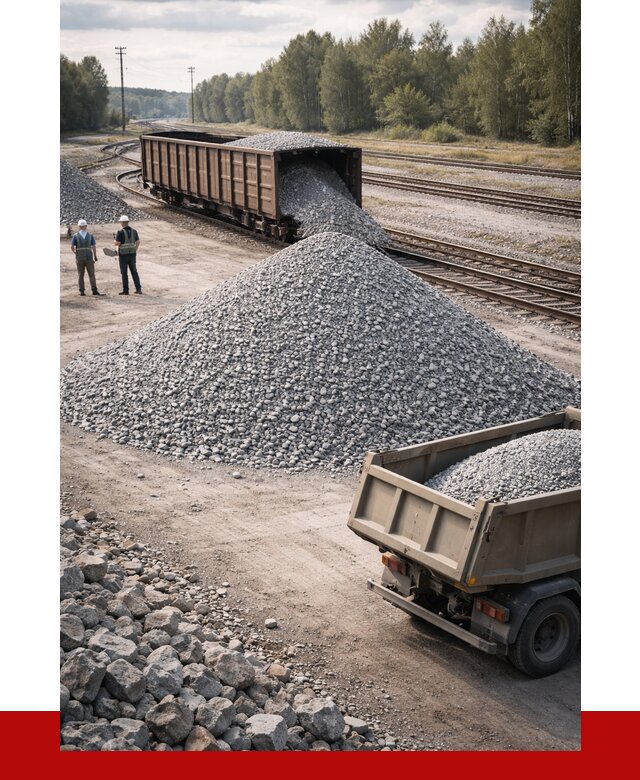 Железнодорожный щебень 20-60 в Владимире от 1764 р. | ПРОНЕРУДВдм
