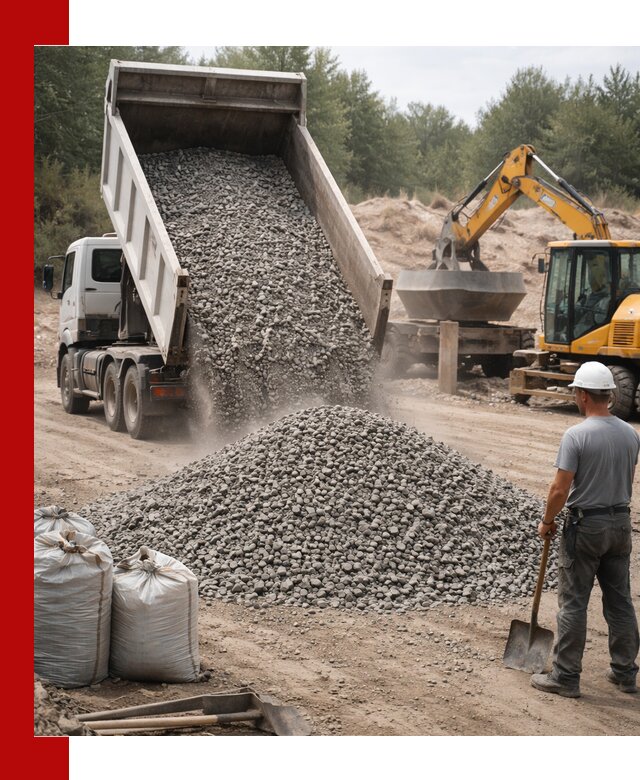 Доставка и продажа бетонного щебня в Владимире
