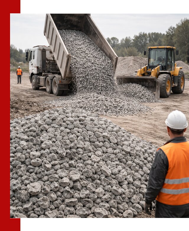 Доставка бетонного щебня фракции 20-40 в Владимире