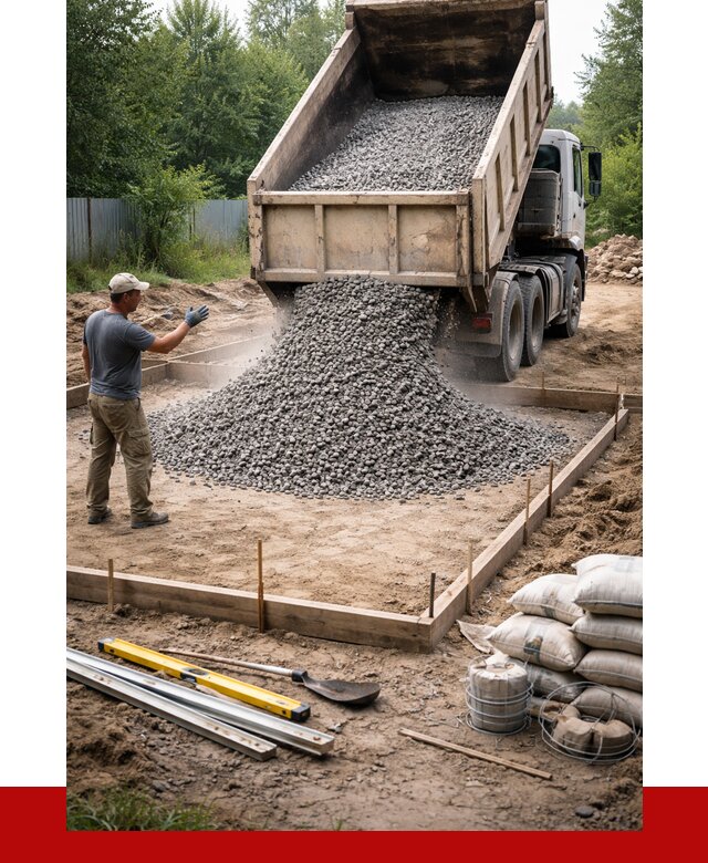 Купить щебень для фундамента в Владимире от 4669 р. | ПРОНЕРУДВдм