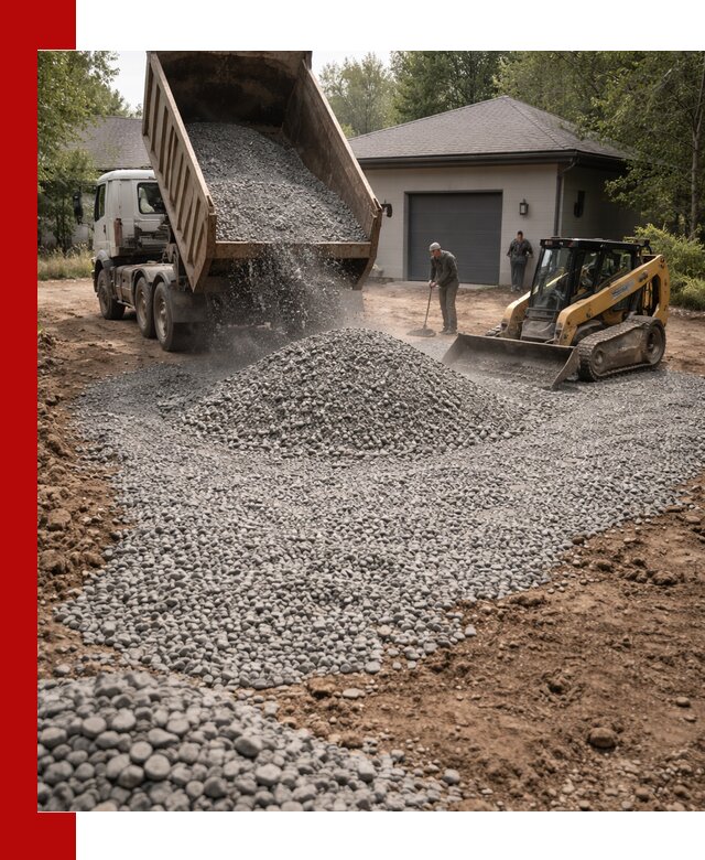 Щебень для парковки в Владимире: доставка и укладка качественного материала
