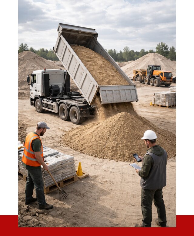 Карьерный песок с доставкой в Владимире от 3735 р. ПРОНЕРУДВдм