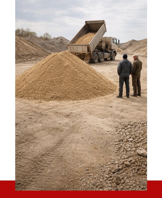 Карьерный песок крупнозернистый в Владимире от 8819 р | ПРОНЕРУДВдм