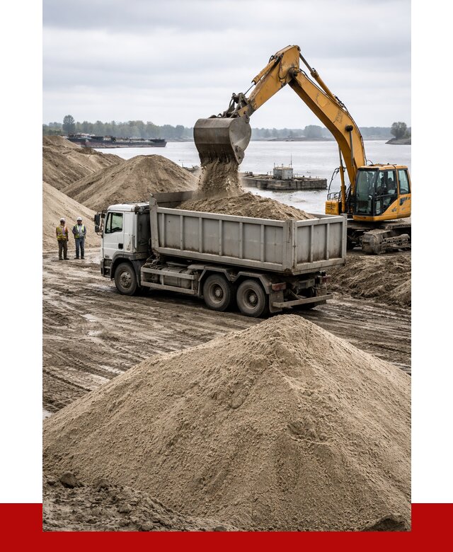 Купить речной песок навалом в Владимире от 1868 р., ПРОНЕРУДВдм