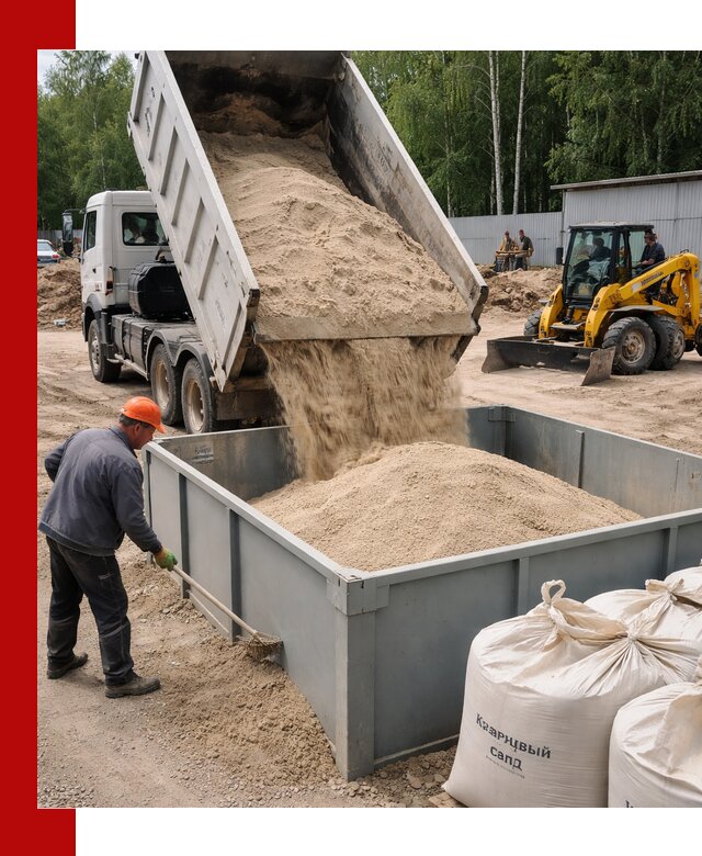 Кварцевый песок для фильтра в Владимире — доставка и качество