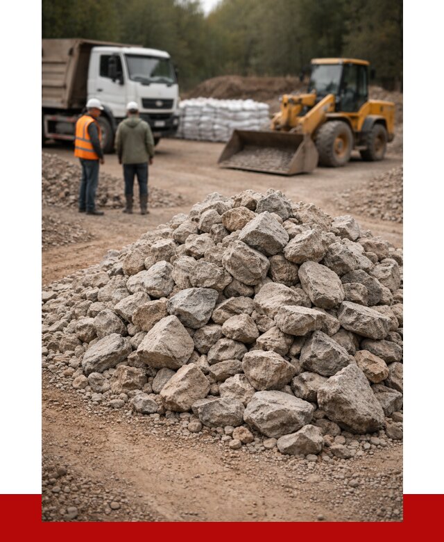 Купить бутовый камень с доставкой в Владимире от 2386 р. | ПРОНЕРУДВдм