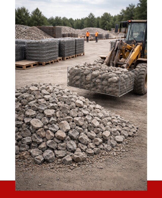 Камень для габионов фракция 70-150 в Владимире от 4358 р. | ПРОНЕРУДВдм