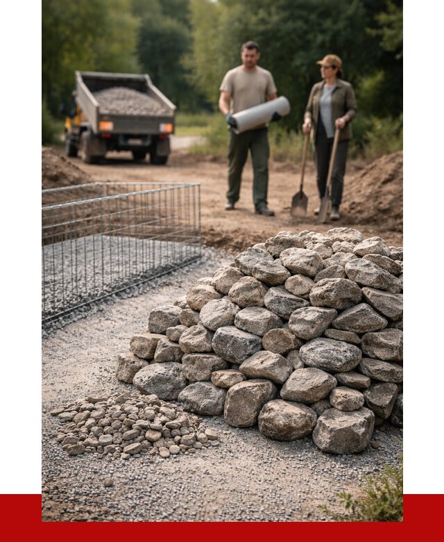 Камень для габионов фракция 100-200 в Владимире от 4980 р. | ПРОНЕРУДВдм