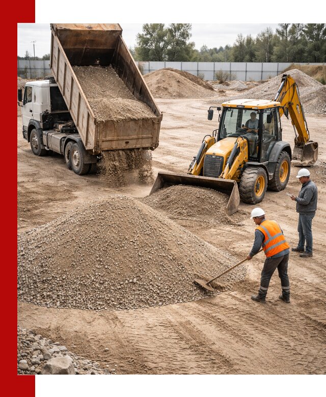 Поставка и доставка ПГС С4 в мешках и самосвалах в Владимире