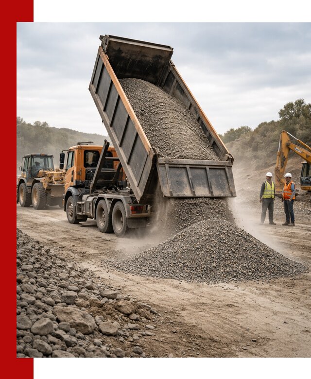 Щебёночно-песчаная смесь ЩПС С1 с доставкой в Владимире