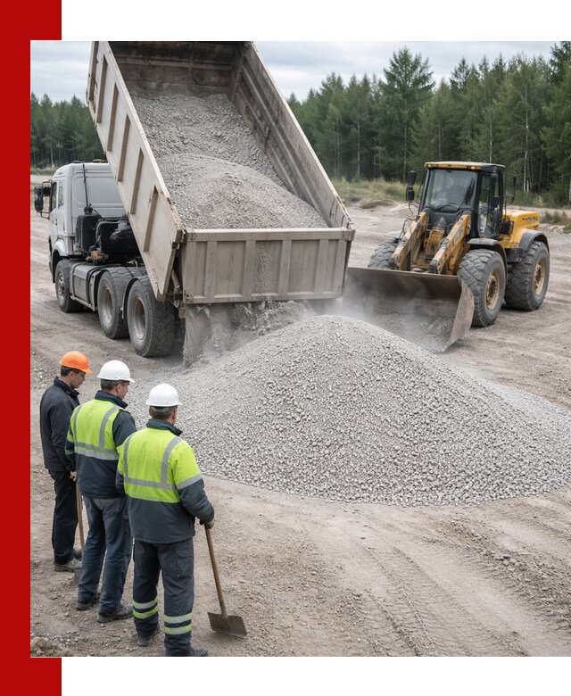 Известняковый отсев 0-5 доставка в Владимире быстро и выгодно