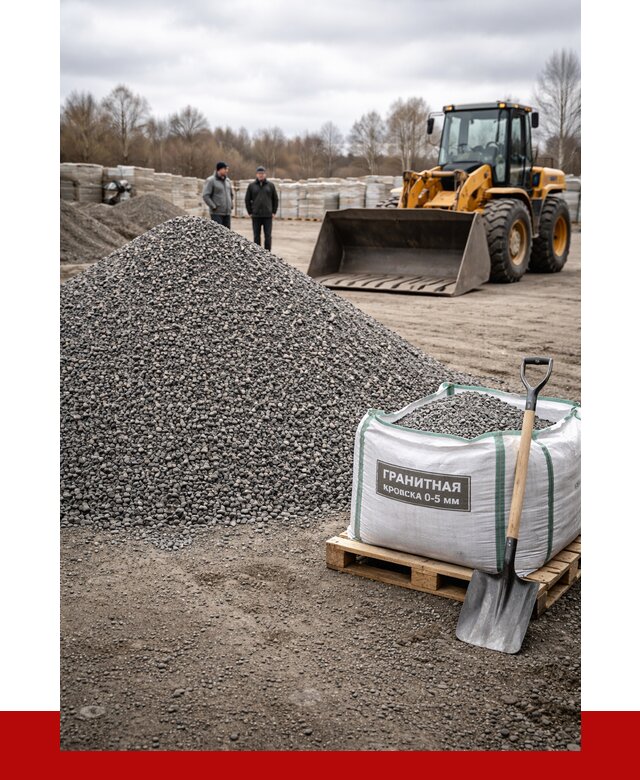 Купить гранитную крошку в Владимире от 4980 р. с доставкой | ПРОНЕРУДВдм