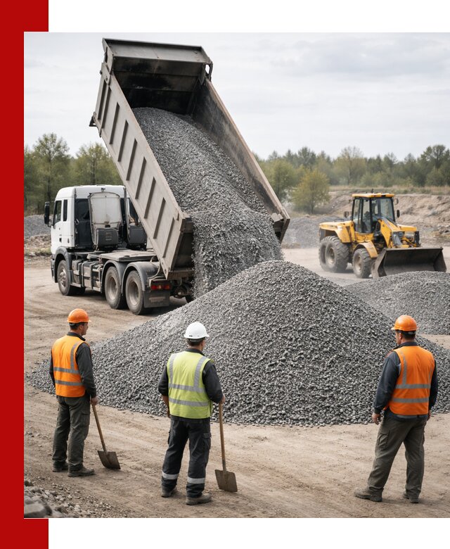 Доставка и продажа гранитной крошки в Владимире