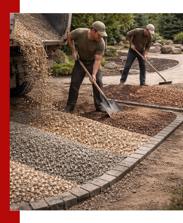 Декоративная крошка для ландшафта в Владимире — продажа и доставка