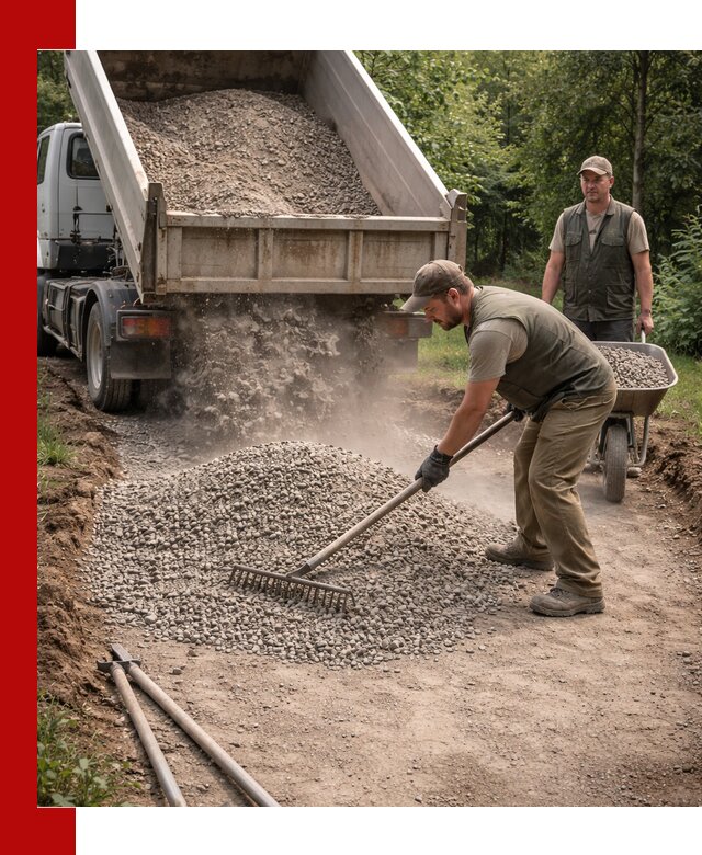 Каменная крошка для дорожек с доставкой в Владимире