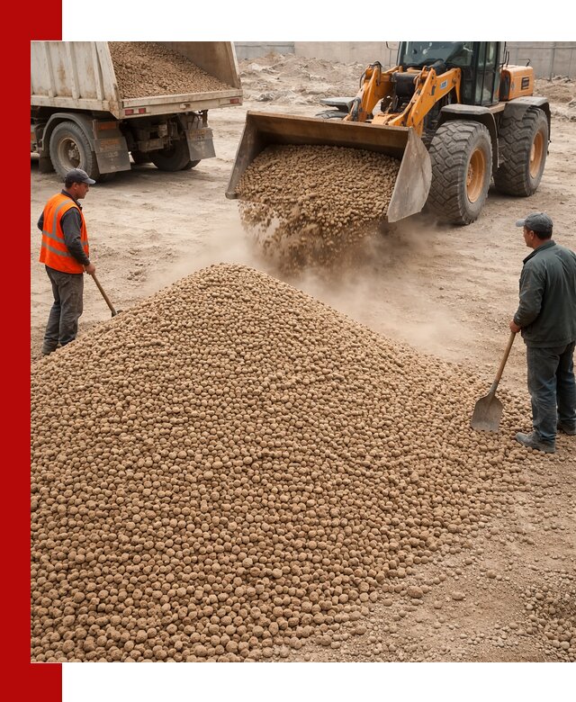 Керамзит фракция 10-20 с доставкой в Владимире