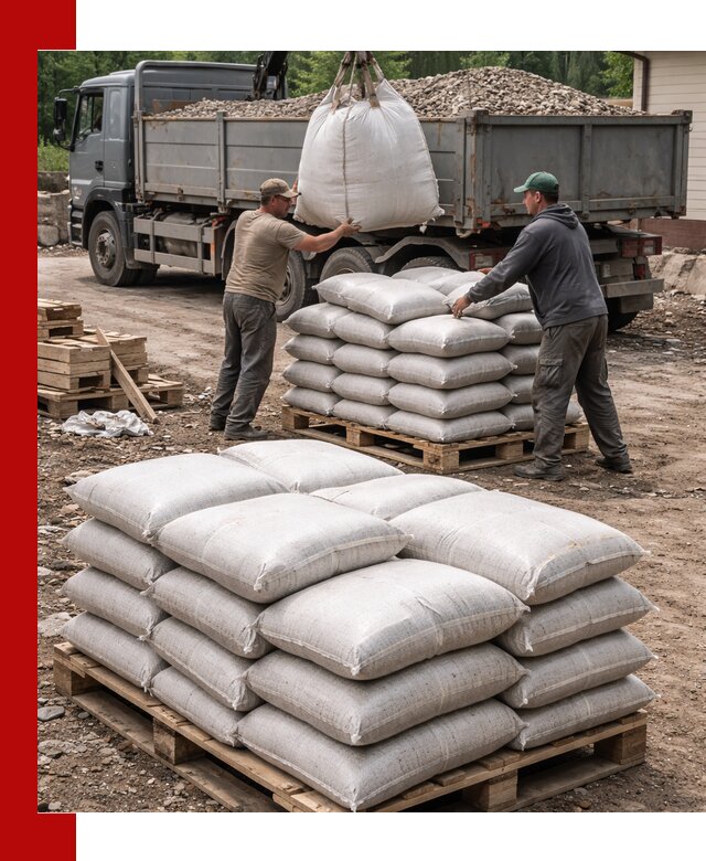 Керамзит в мешках с доставкой в Владимире от компании-поставщика