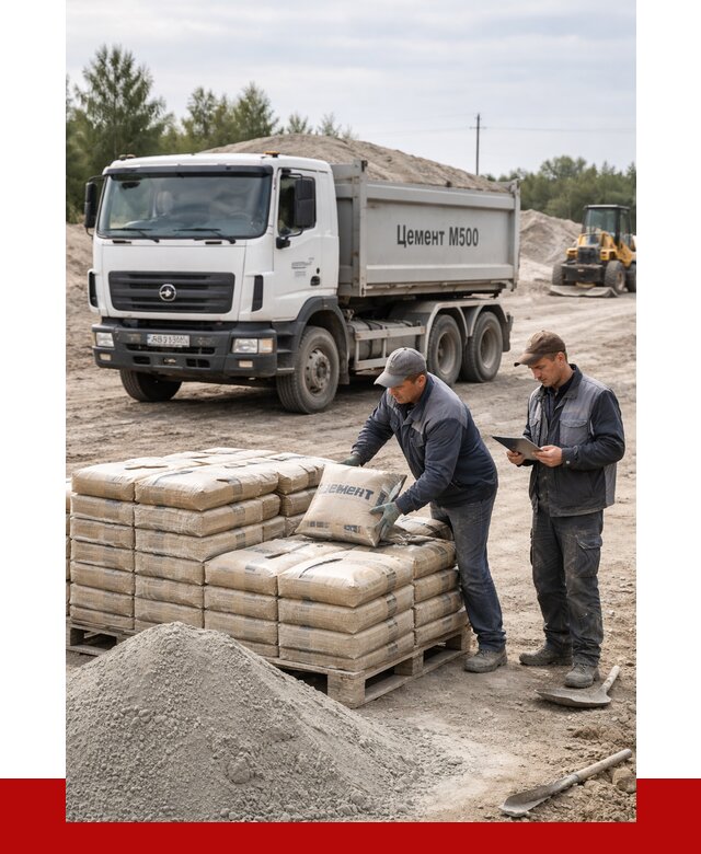 Купить цемент м500 с доставкой в Владимире от 5395 р. | ПРОНЕРУДВдм