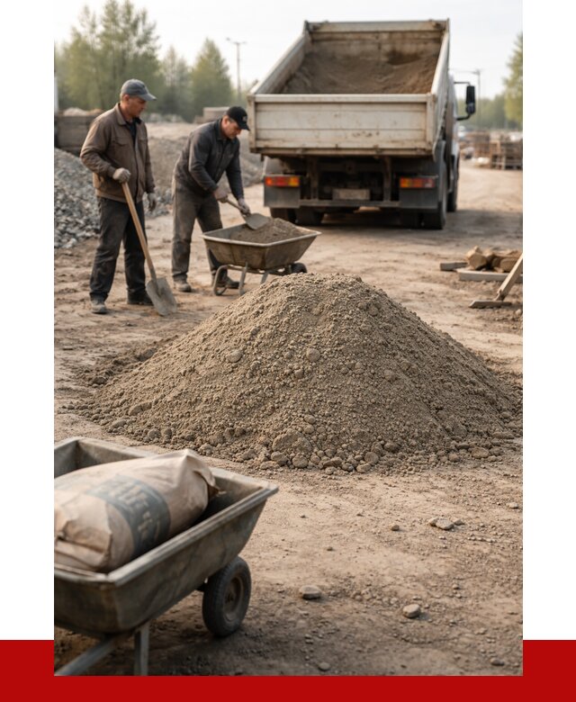 Цементно-песчаная смесь М150 в Владимире от 4876 р. | ПРОНЕРУДВдм