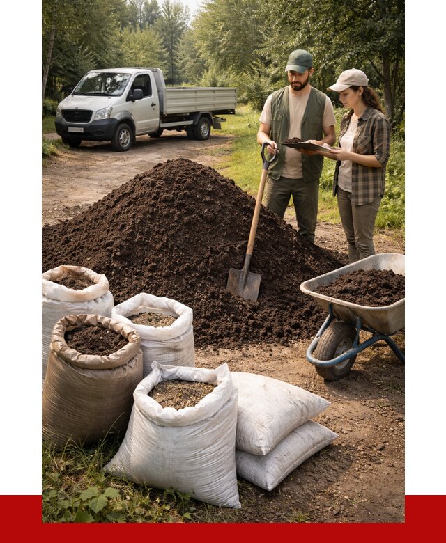 Купить грунт с доставкой в Владимире от 4669 р. за м3 | ПРОНЕРУДВдм