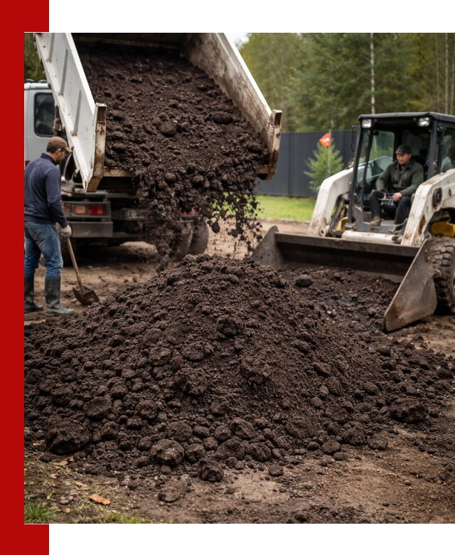 Плодородный грунт с доставкой в Владимире для садов и огородов
