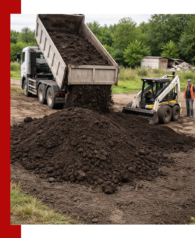Поставка плодородной земли с доставкой самосвалом в Владимире