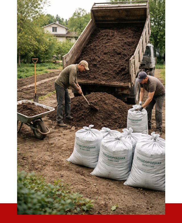 Плодородная смесь в Владимире от 4358 р./куб с доставкой | ПРОНЕРУДВдм