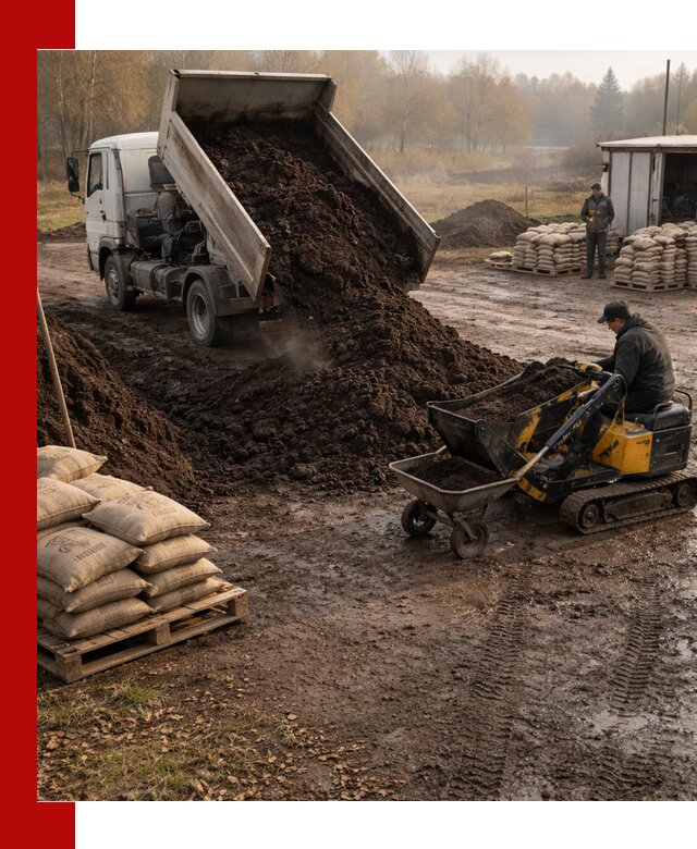 Кислый торф в доставке по выгодным ценам в Владимире