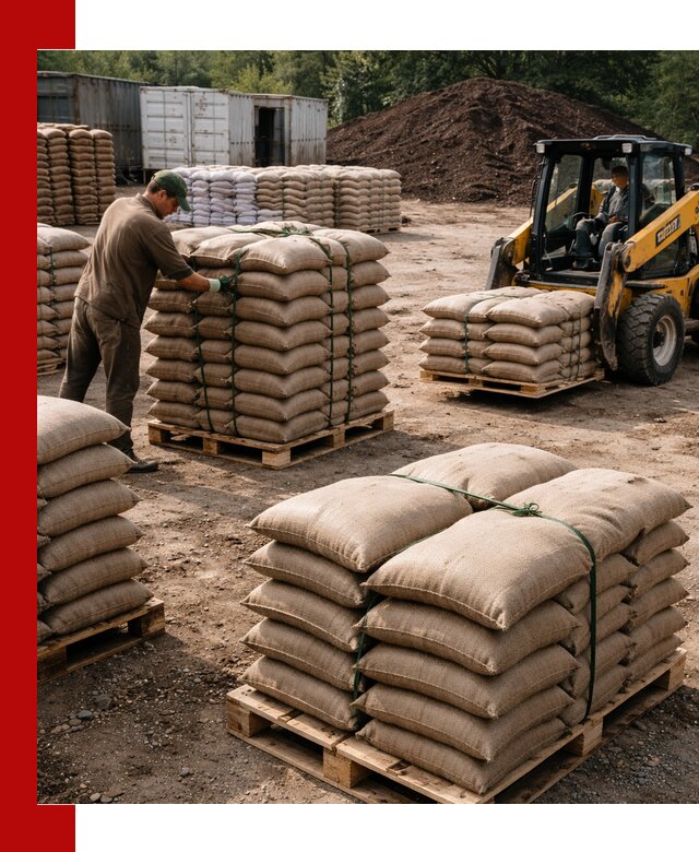 Доставка торфа в мешках по выгодным ценам в Владимире