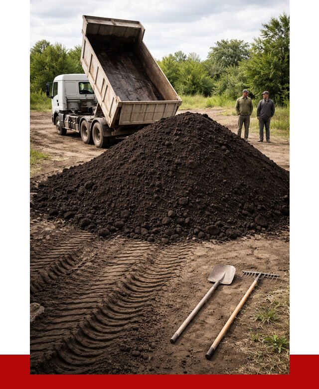 Купить чернозем навалом в Владимире от 1245 р. за куб | ПРОНЕРУДВдм