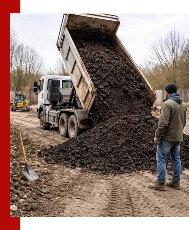 Доставка чернозема навалом в Владимире быстро и выгодно