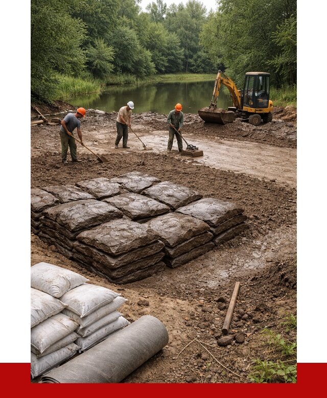 Купить глину для пруда в Владимире от 4669 р. с доставкой | ПРОНЕРУДВдм