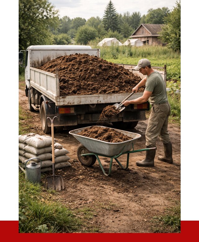 Купить коровий навоз с доставкой в Владимире от 1868 р. | ПРОНЕРУДВдм