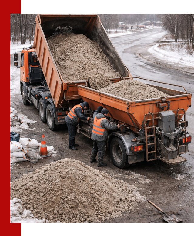 Поставка и вывоз пескосоля в Владимире оптом и в розницу
