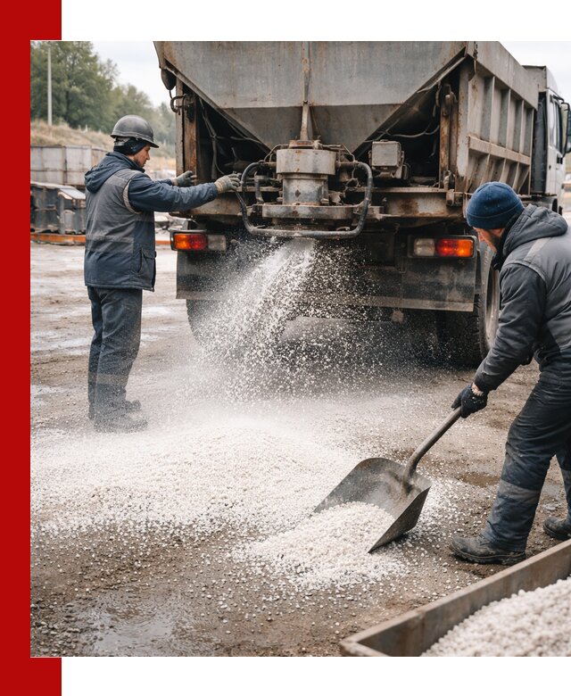 Доставка и продажа хлористого кальция в Владимире