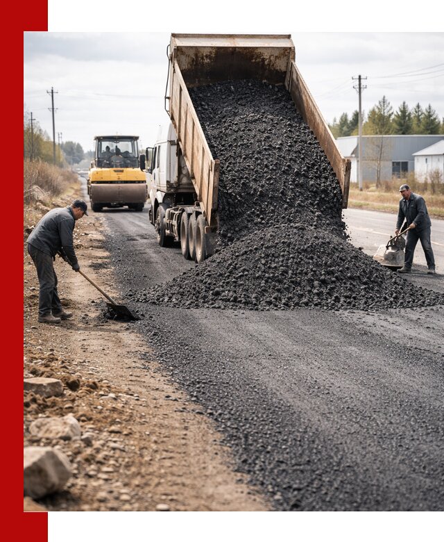 Асфальтовая крошка для дорог в Владимире — поставка и доставка