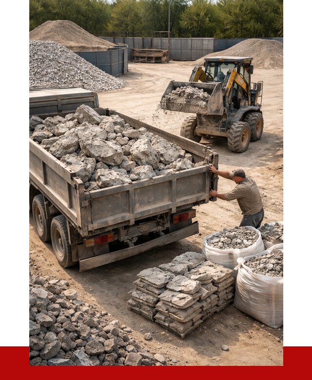 Купить бой бетона с доставкой в Владимире от 4980 р. | ПРОНЕРУДВдм