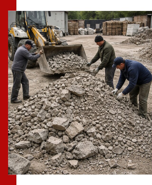 Демонтаж и вывоз бой бетона в Владимире