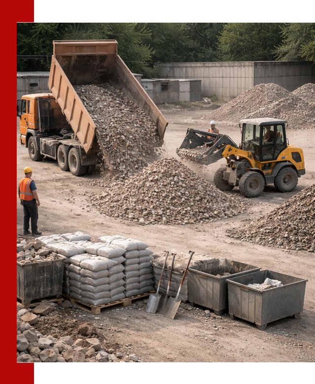 Вторичные материалы для отсыпки в Владимире — поставка и доставка