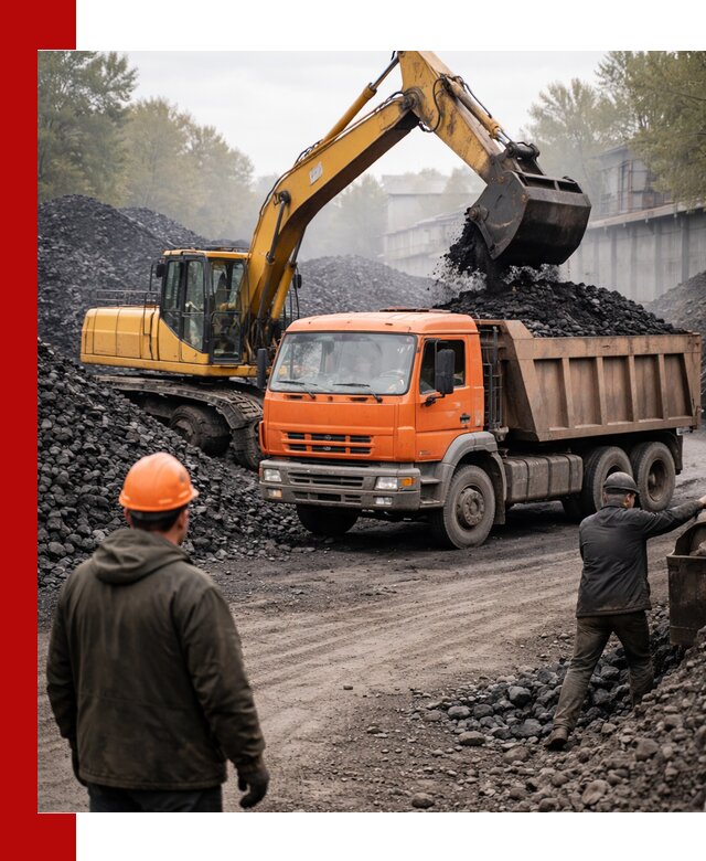 Доставка угля автотранспортом в Владимире быстро и выгодно