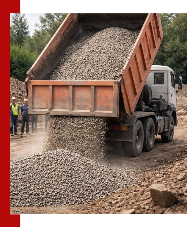 Доставка сыпучих материалов самосвалом в Владимире быстро и надежно