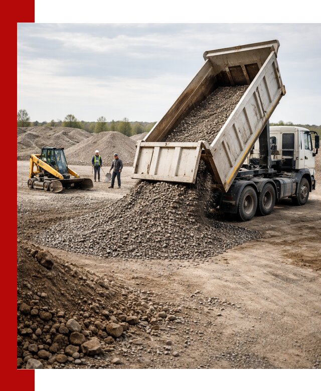 Доставка самосвалом 25 м³ в Владимире быстро и надежно